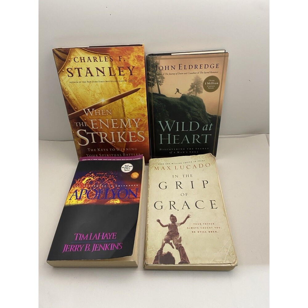 Wild at Heart Book Religious Book Lot 2 Hardbacks 2 Paperbacks Read